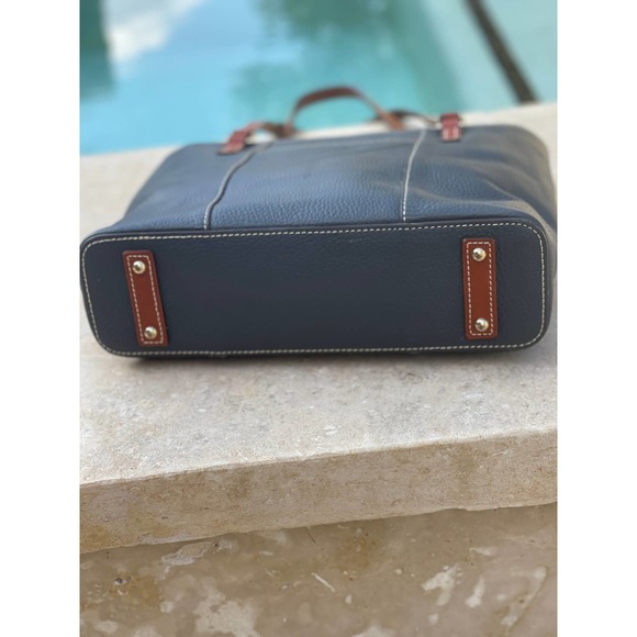 Dooney & Bourke Pebble Grain Small Lexington Shopper Midnight Blue - Picture 5 of 7
